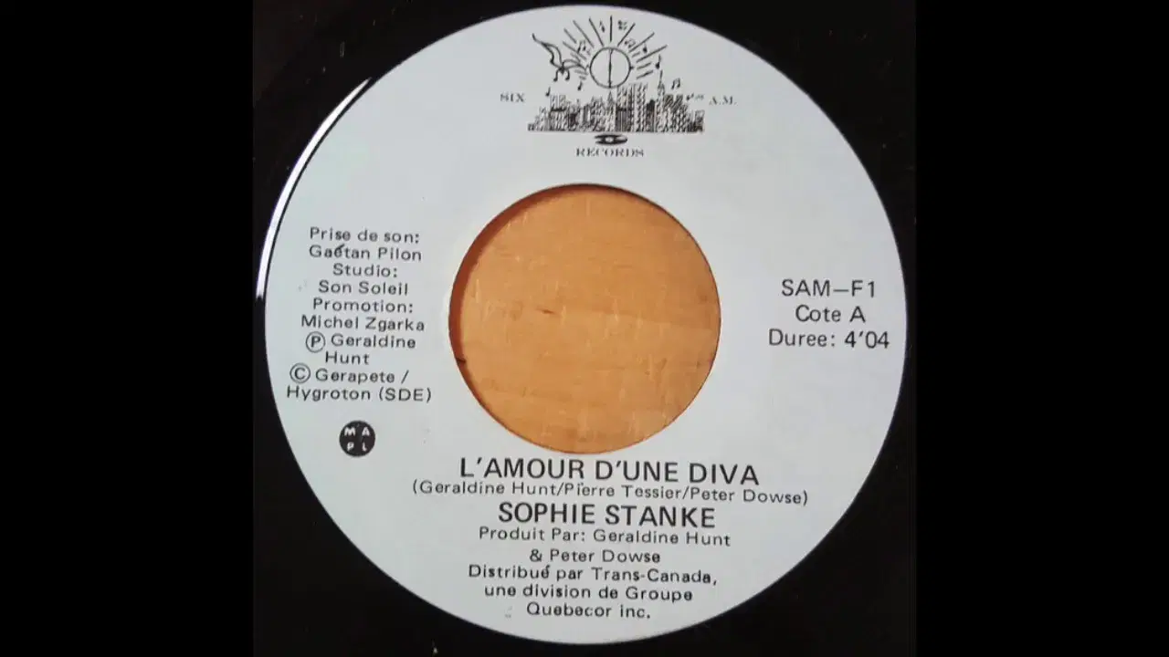 80s star of Montreal's famously bubbly disco scene back in the day - Sophie Stanké