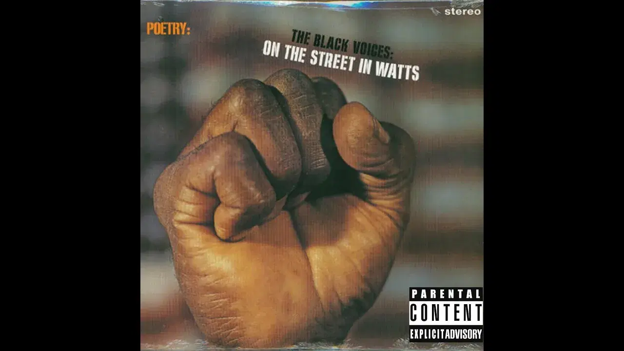On The Street In Watts - The Black Voices