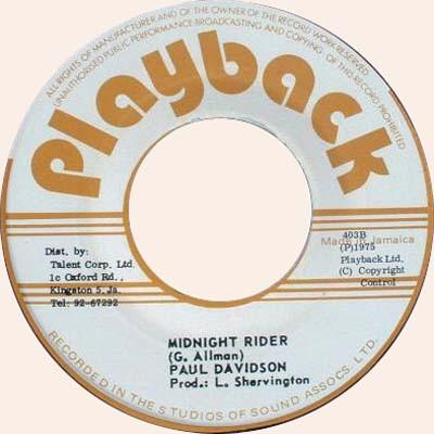 7 inch - Paul Davidson