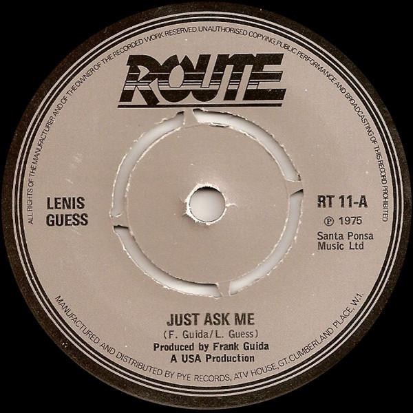 Workin' For My Baby / Just Ask Me - Lenis Guess