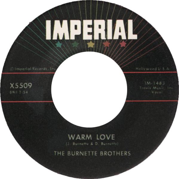 Imperial Rockabillies / Capitol Rockabilly Originals - Burnette Brothers