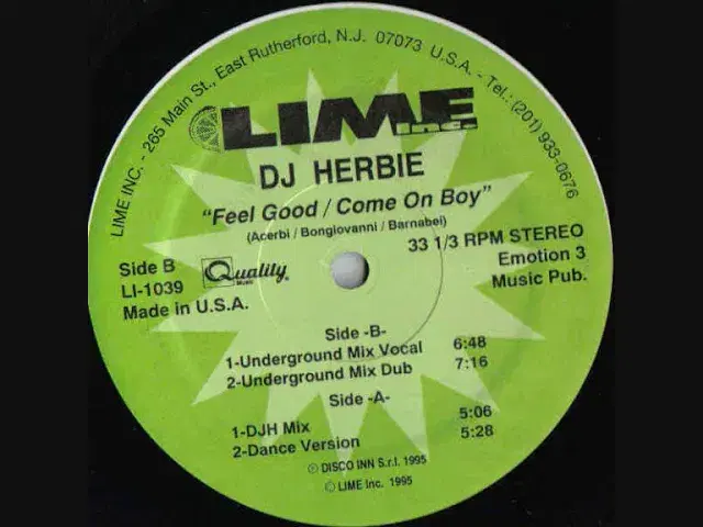 Come On Boy (Underground Mix Dub) / DJ Herbie ‎/ LI-1039 [1995] - DJ Herbie