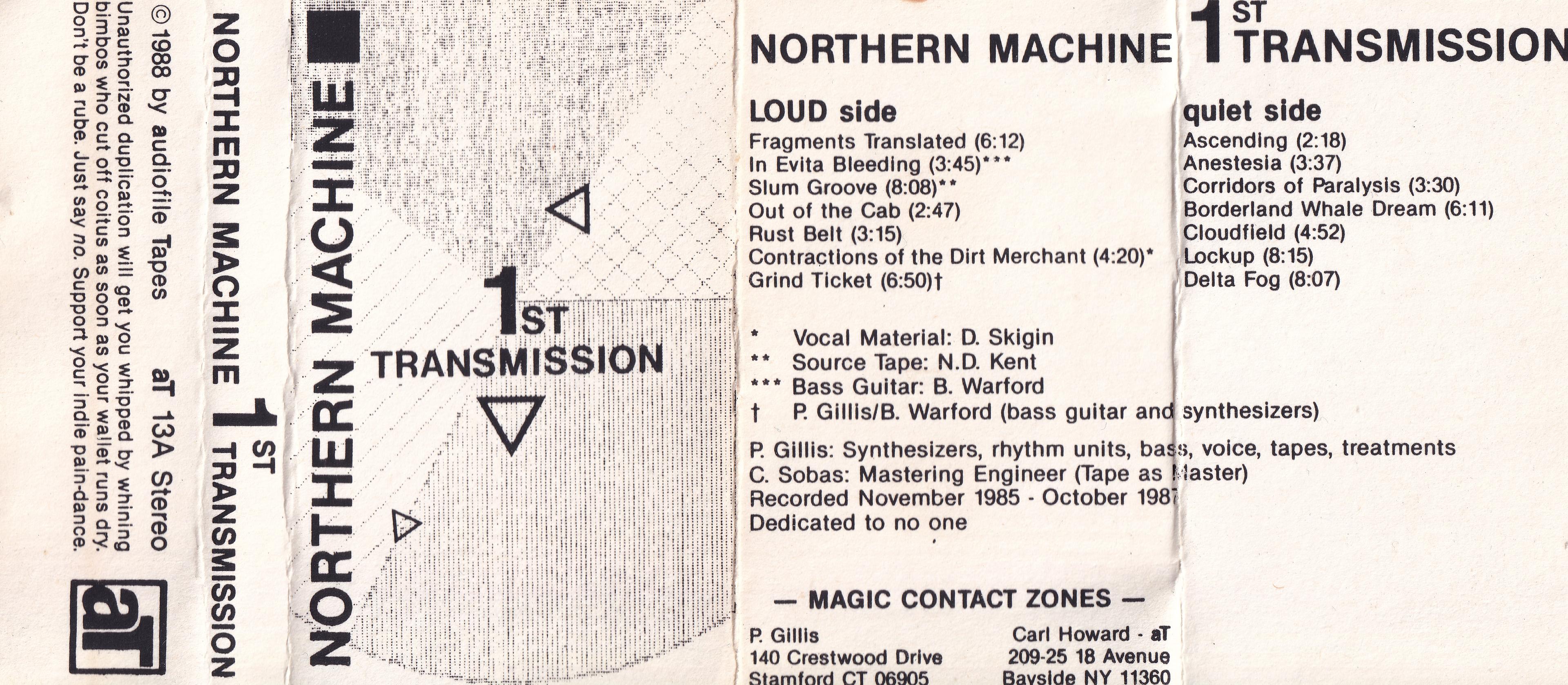 1st Trasnsmission - Northern Machine