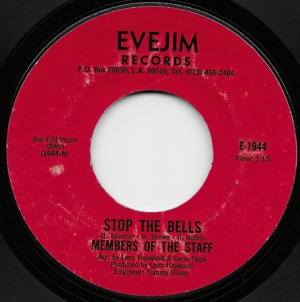 Stop The Bells - Members Of The Staff