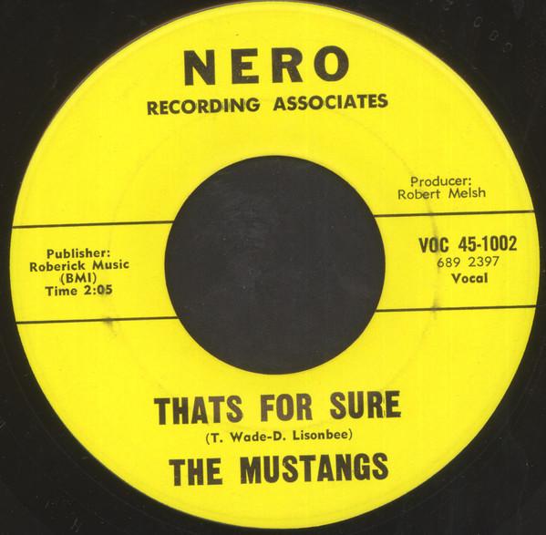 ...and that's for sure! - The Mustangs