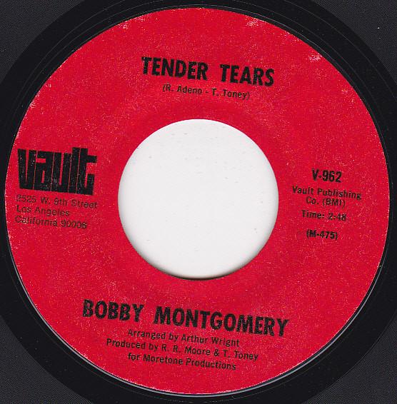 Tender Tears / Time Brings About A Change - Bobby Montgomery