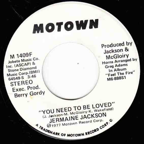 You Need To Be Loved - Jermaine Jackson