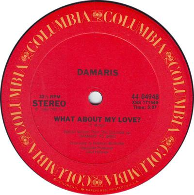 What About My Love? - Damaris
