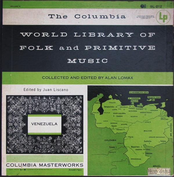 World Library Of Folk & Primitive Music: Venezuela - Pedro Longa, Fortunado Sanz