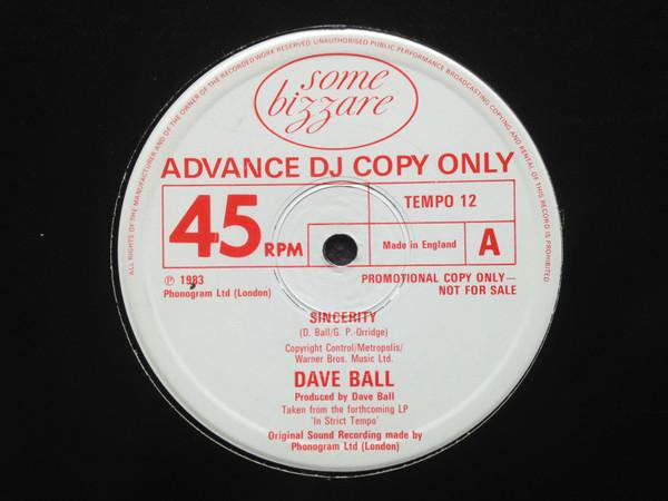 Rare Tempo 12'' - Dave Ball