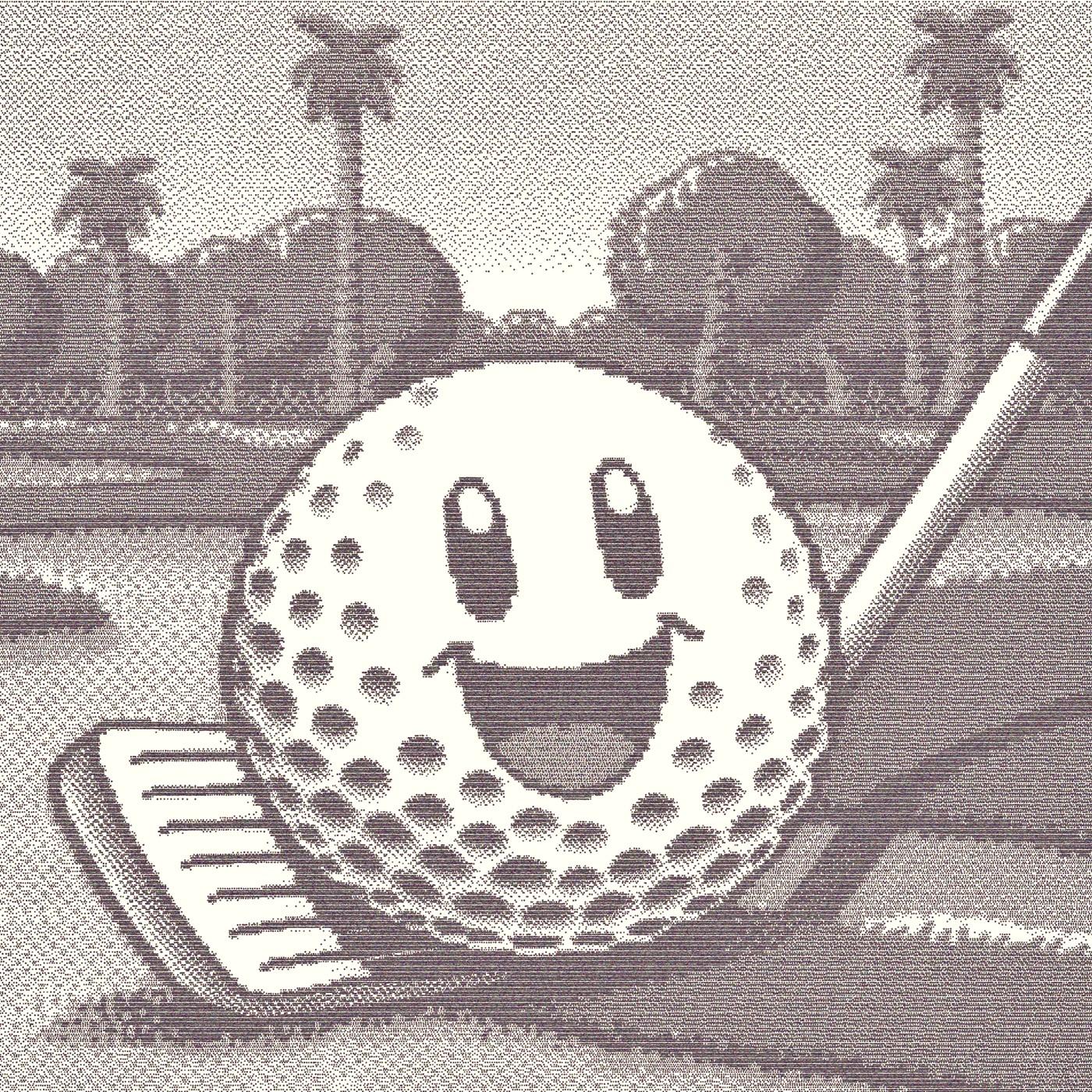 Imaginary Golf Game - One Half of Bent