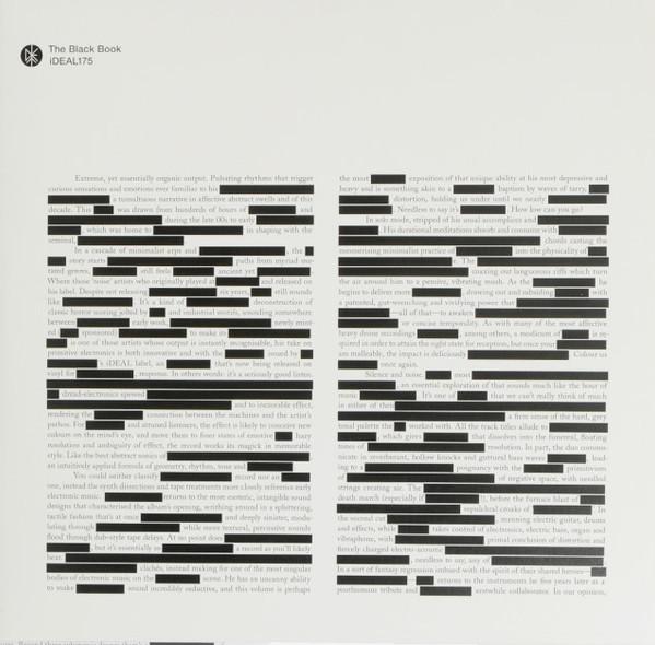 THE BLACK BOOK - Carlos Giffoni & Prurient