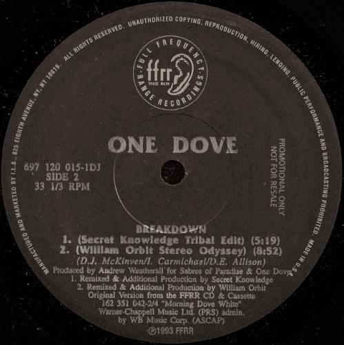 Breakdown - One Dove