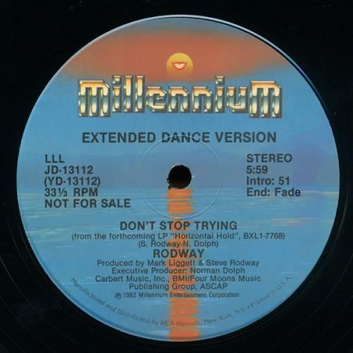 Don't Stop Trying [Millenium YD-13112 US] - Rodway