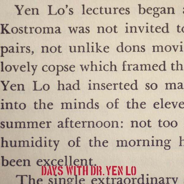 Days With Dr. Yen Lo - Dr. Yen Lo