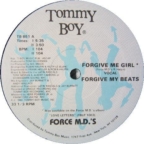 Forgive Me Girl - FORCE M.D.'S