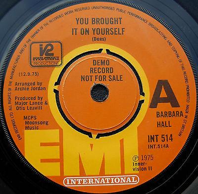 Brought It On Yourself - Barbara Hall