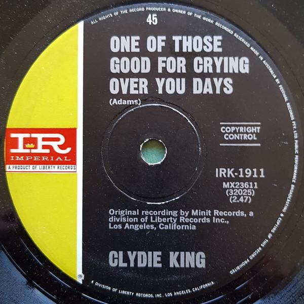 One Of Those Good For Crying Over You Days / My Mistakes Of Yesterday - Clydie King