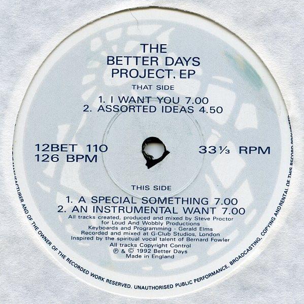 Better Days Project // I Want You - Better Days Project