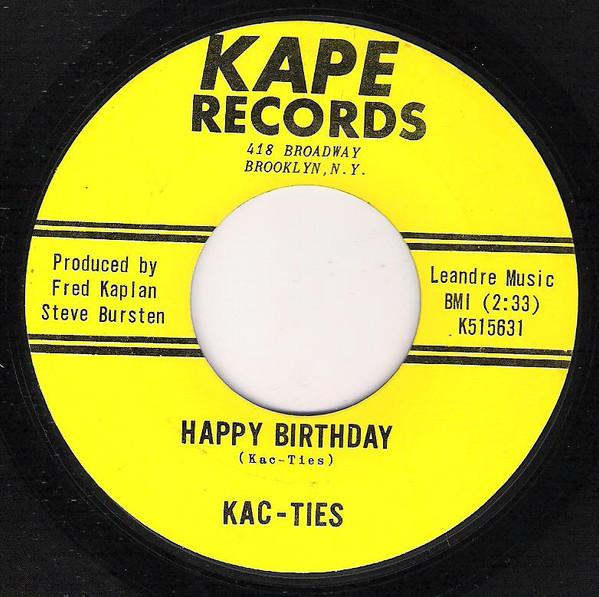 Girl In My Heart / Happy Birthday - The Kac-Ties