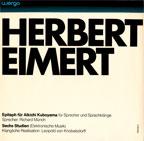 Epitaph für Aikichi Kuboyama (CD-R) [Creel Pone] - Herbert Eimert