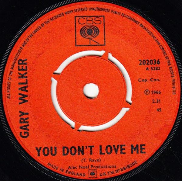 You Don't Love Me / Get It Right - Gary Walker