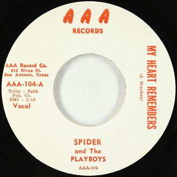 My Heart Remembers / Tell Me Darling - Spider & The Playboys