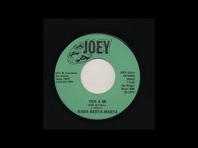 Ven A Mi - Baba-Berta-Marta