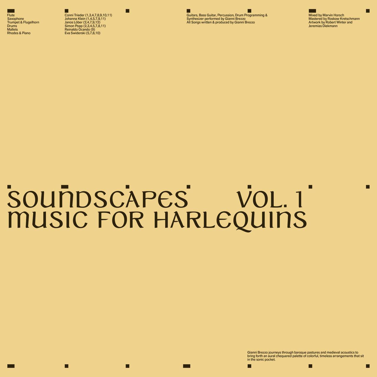 Soundscapes Vol. 1 - Music for Harlequins - Gianni Brezzo