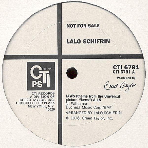LALO SCHIFFRIN - JAWS [12'' Promo] - LALO SCHIFFRIN