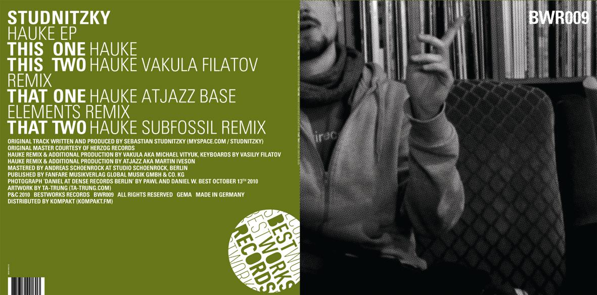 Best Works Hauke 12" - Studnitzky