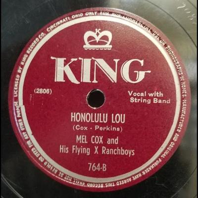 King 728-A - Mel Cox & his Flying X Ranch Boys