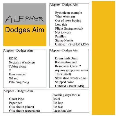 Dodges Aim - Alepher