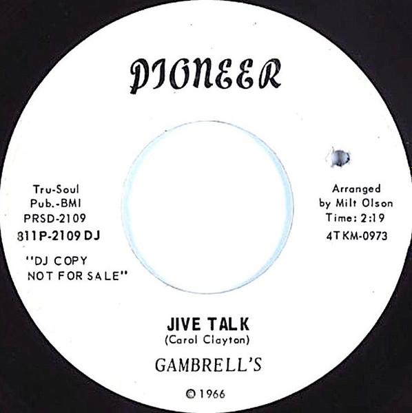 Jive Talk / Find A Love - Gambrell's