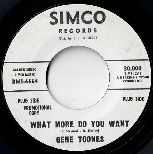  - Gene Toones