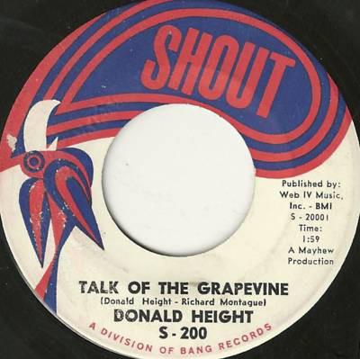 Talk Of The Grapevine - Donald Height