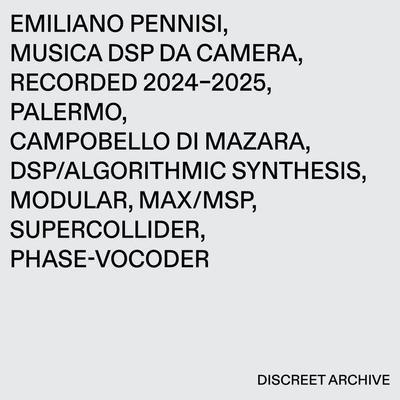 Musica DSP Da Camera - Emiliano Pennisi