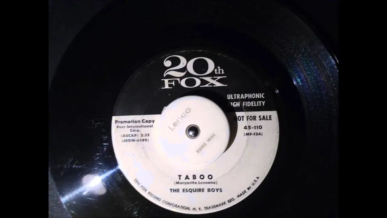 Taboo / Guitar Boogie Shuffle - esquire boys