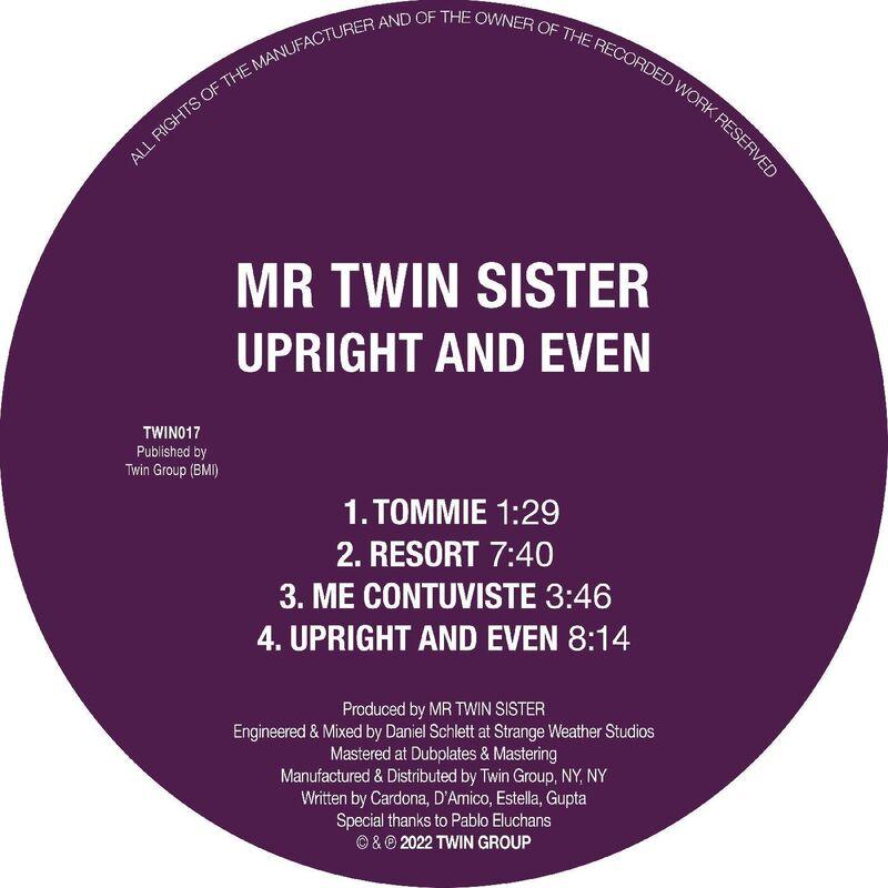 Upright and Even - Mr Twin Sister