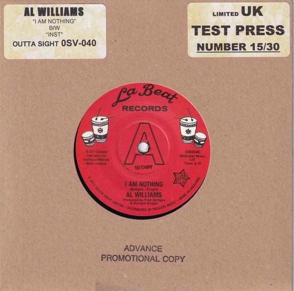 I Am Nothing / I Am Nothing (Instrumental) - Al Williams