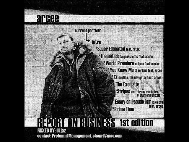 90s Hip Hop Classics - World Premiere (feat Arcee)