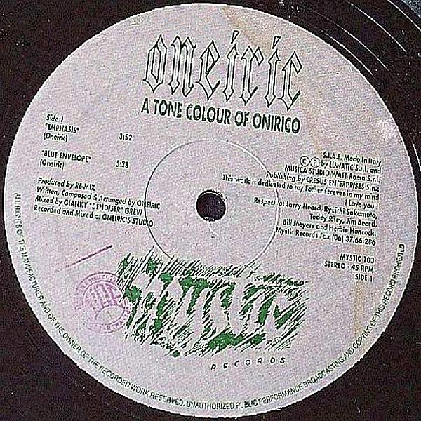 A Tone Colour Of Onirico - Oneiric