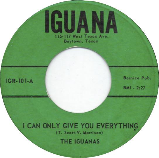 I Can Only Give You Everything - The Iguanas