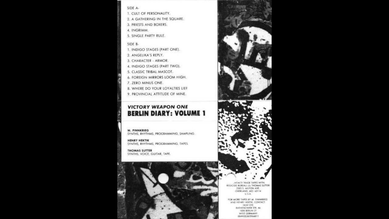 M Finnkrieg, Henry Hektik & Thomas Sutter  - Indigo Stages (Part One) (1989) - M Finnkrieg, Henry Hektik & Thomas Sutter