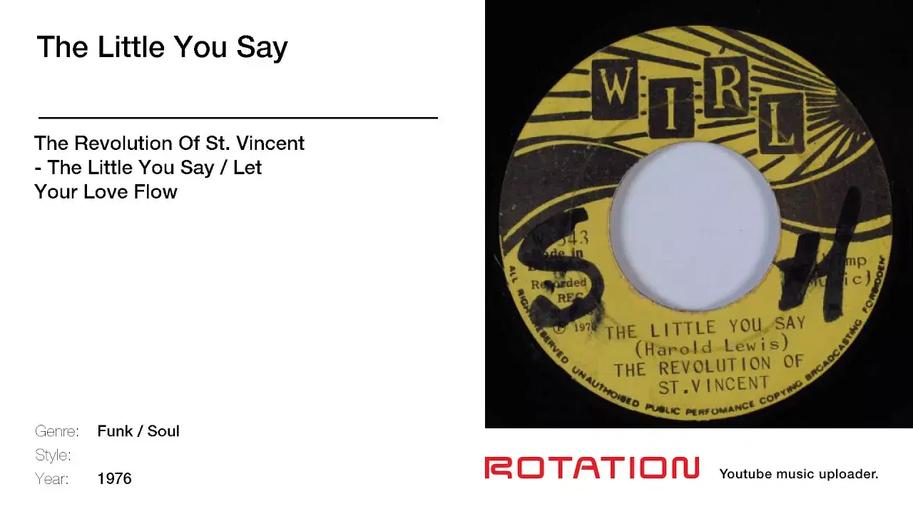 7" - The Revolution Of St. Vincent