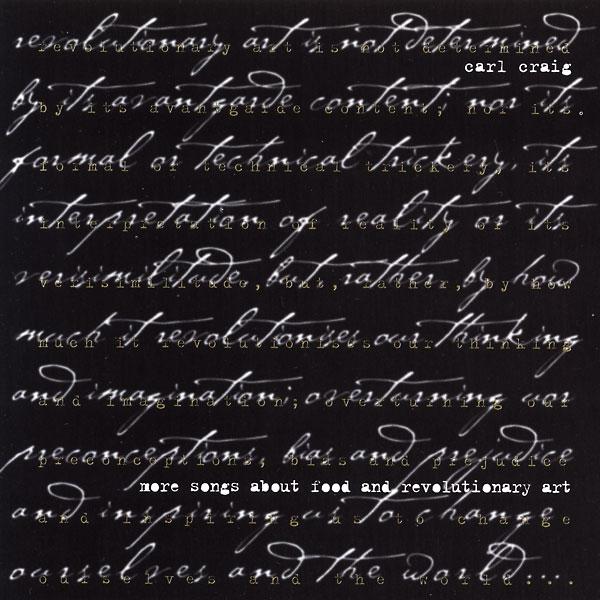 More Songs About Food and Revolutionary Art - Carl Craig