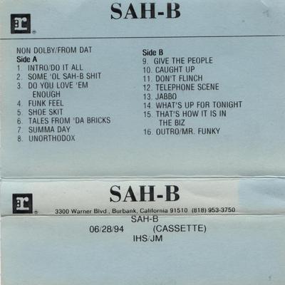 Some Ol' Sah-B Shit - Sah-B