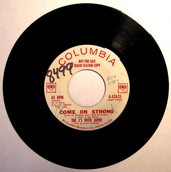 Columbia Single 4-42635 - The J's with Jamie