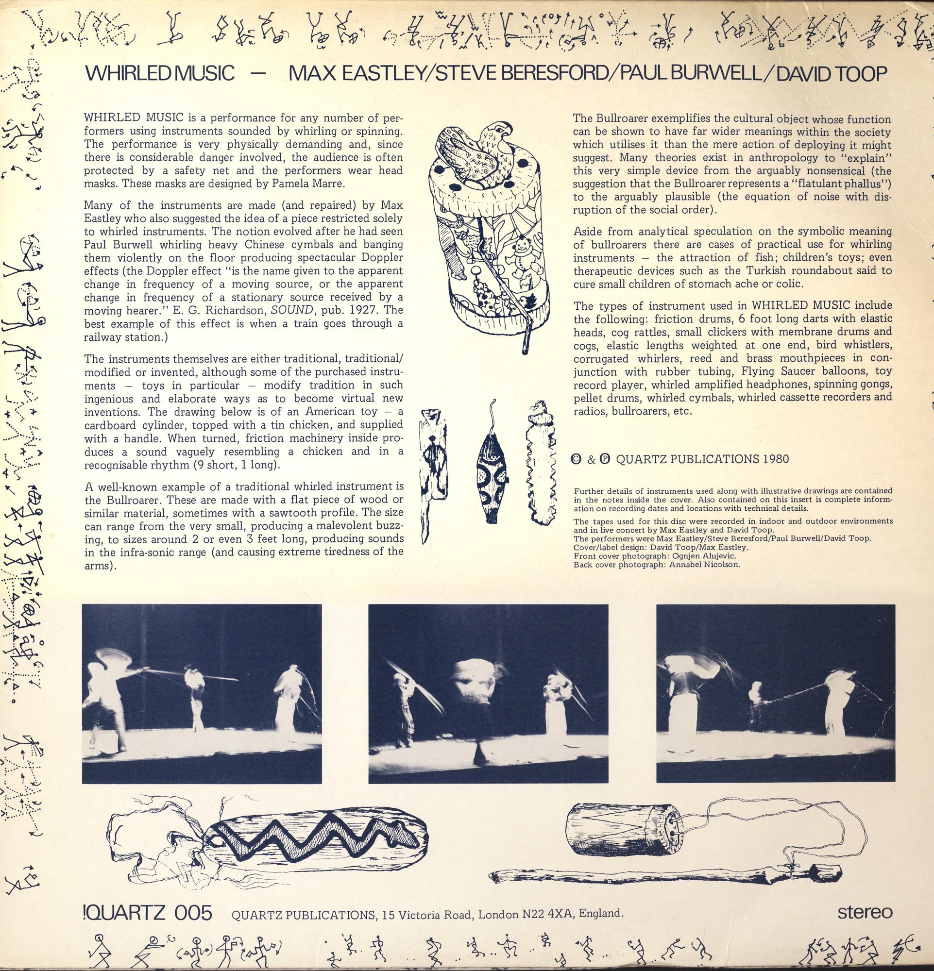  - Max Eastley, Steve Beresford, Paul Burwell & David Toop