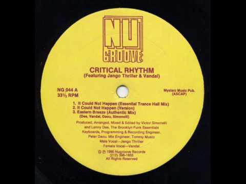  - Critical Rhythm